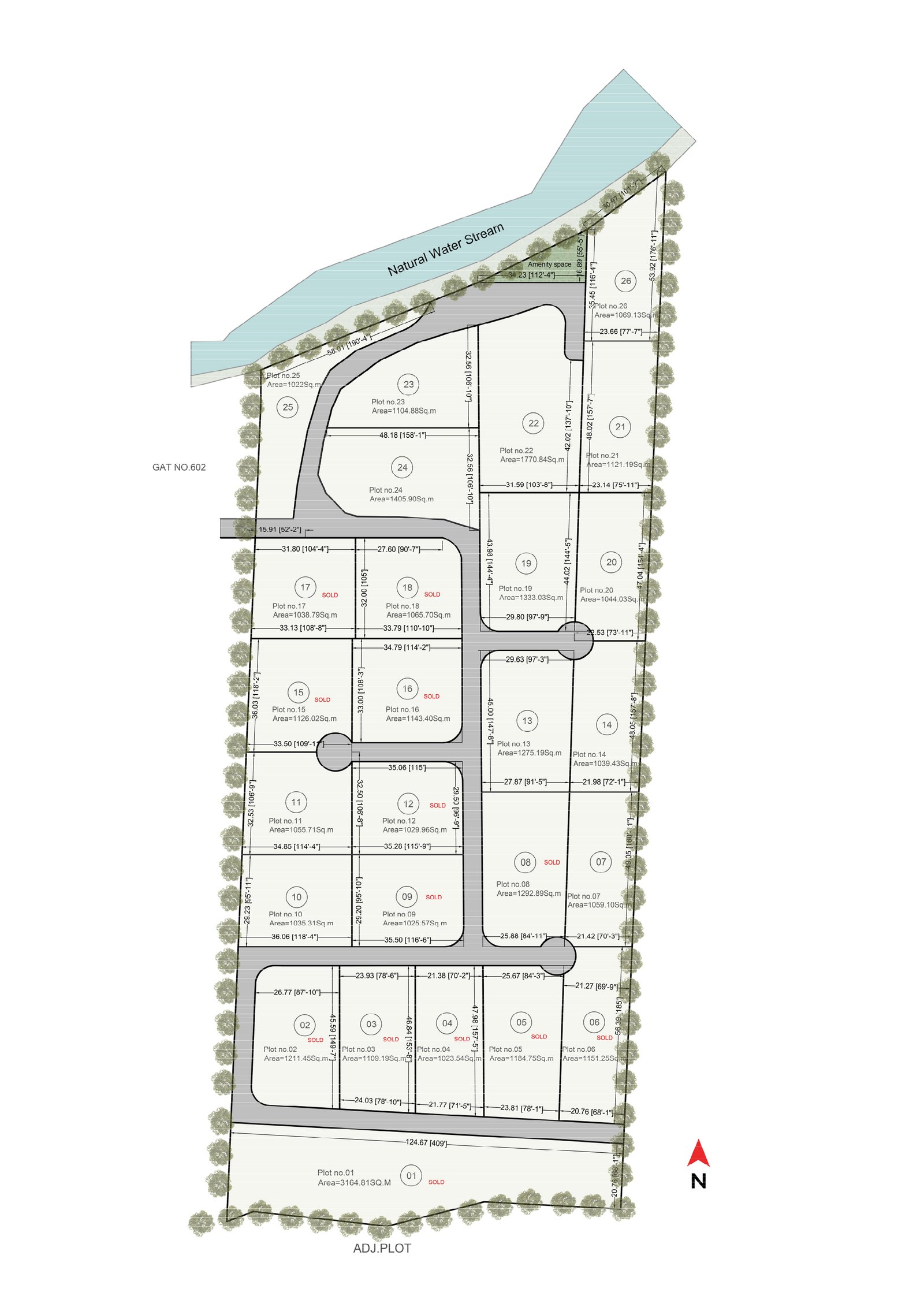 The Alp Valley layout plan